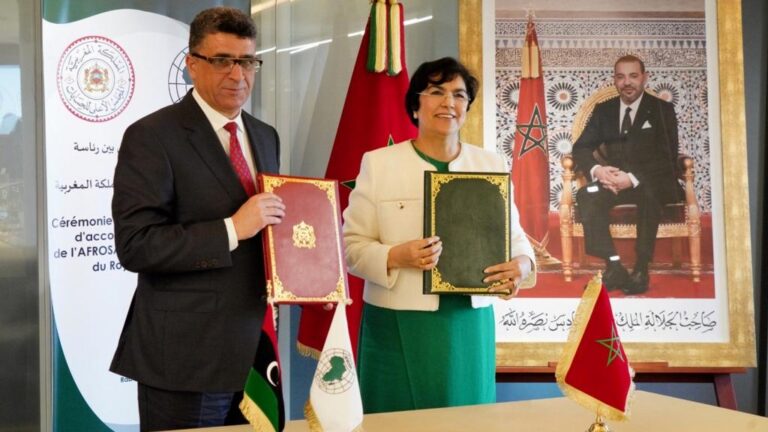 قيادة ليبية مُعززة في أفريقيا: رئيس “الأفروساي” يوقّع اتفاقية المقر الدائم للمنظمة من الرباط، ترسيخاً لدور طرابلس وريادتها الرقابية.