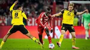 👑نهاية “كلاسيكو الهيمنة”: بايرن ميونخ 2-1 بوروسيا دورتموند.. كين البطل والمنقذ في ليلة الأرقام القياسية!