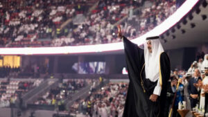 👑صولجان التاج يتجسّد في الدوحة: رسالة تميم بن حمد تُحوّل افتتاح كأس العرب من خسارة رياضية إلى انتصار أخوي