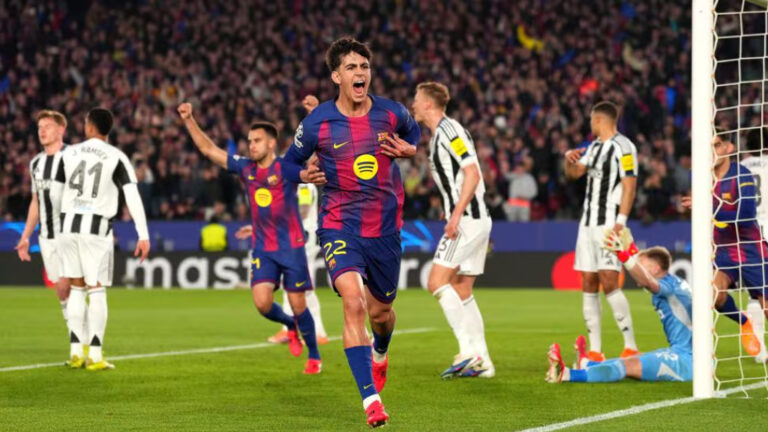 🇪🇺على أنغام سيمفونية الأبطال: “تسونامي” كتالوني يضرب شواطئ نيوكاسل بسباعية تاريخية!