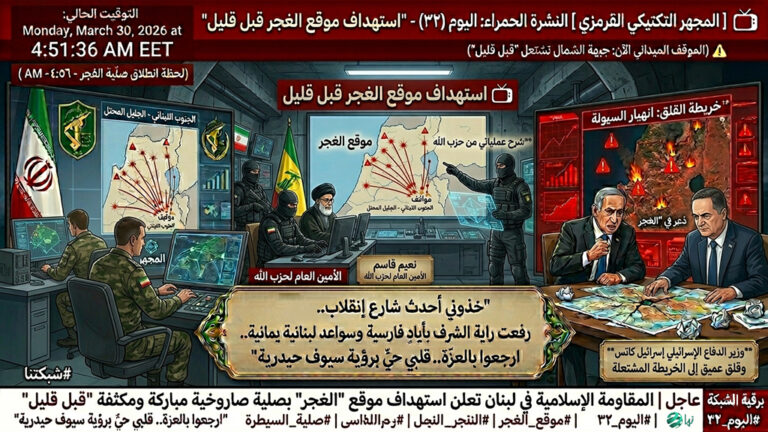 📺النشرة الحمراء : “الإطباق على الغجر.. صلية السيطرة والسيادة”