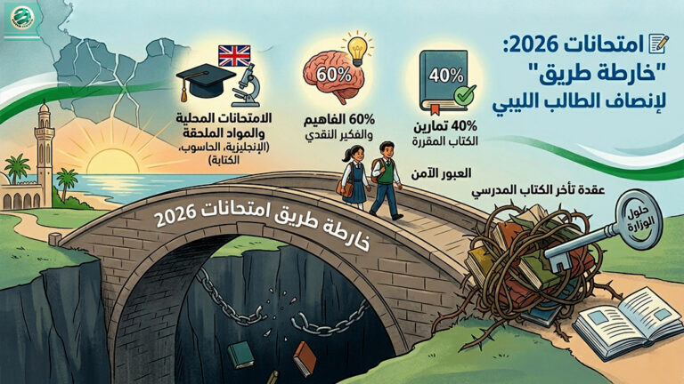 📝 امتحانات 2026: “خارطة طريق” استثنائية لإنصاف الطالب الليبي.. كيف فككت الوزارة عقدة الكتاب المدرسي؟