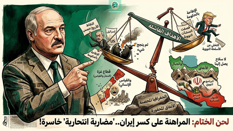 📡المدار الإيراني العاجل: لوكاشينكو يفكك “صفقة الفشل” الإسرائيلية.. هل ابتلعت جبال طهران “أصول” المهاجمين؟