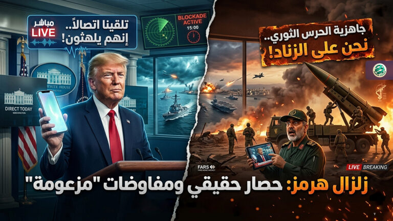 مباشر: “الساعة 15:00 بتوقيت الحسم”: ترامب يحاصر الموانئ الإيرانية.. وصرخة “الاتصال العاجل” تكسر صمت البيت الأبيض!
